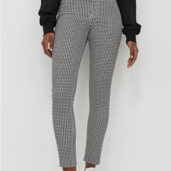 3 for 25! 🌻 H&M Houndstooth Twill Pants 🖤 - Picture 4 of 13